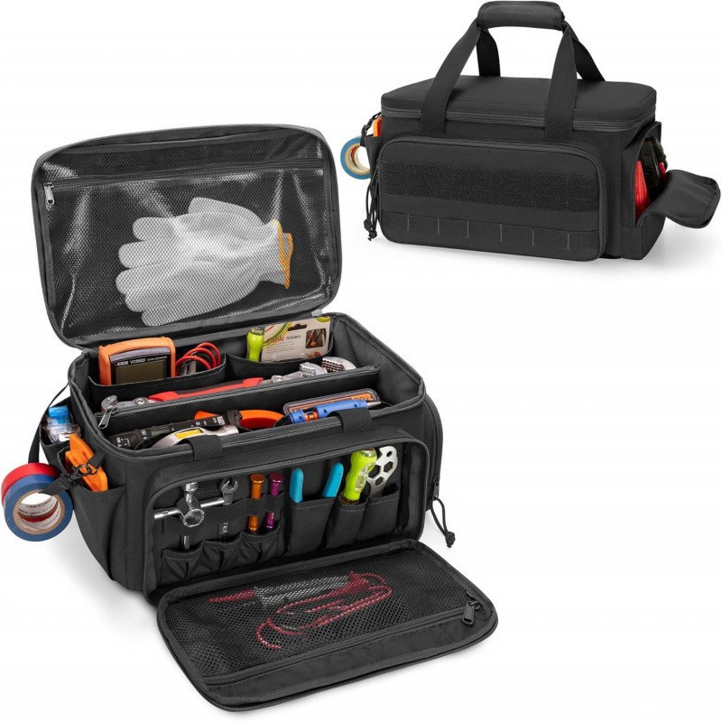 Tool Workshop - 35,6 cm robuste taktische Werkzeugtasche, rutschfeste