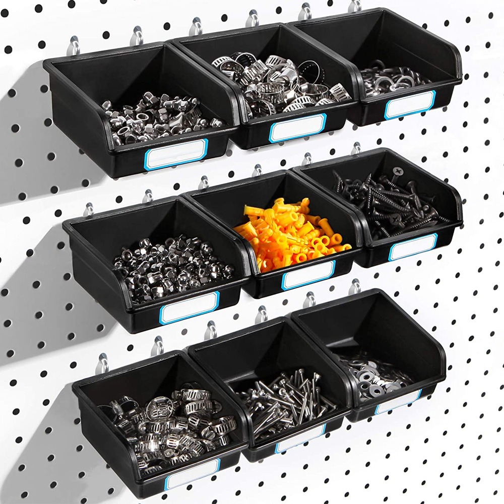 Workshop Tools Box - 1/6 Sets Stecktafel-Behälter mit Haken und