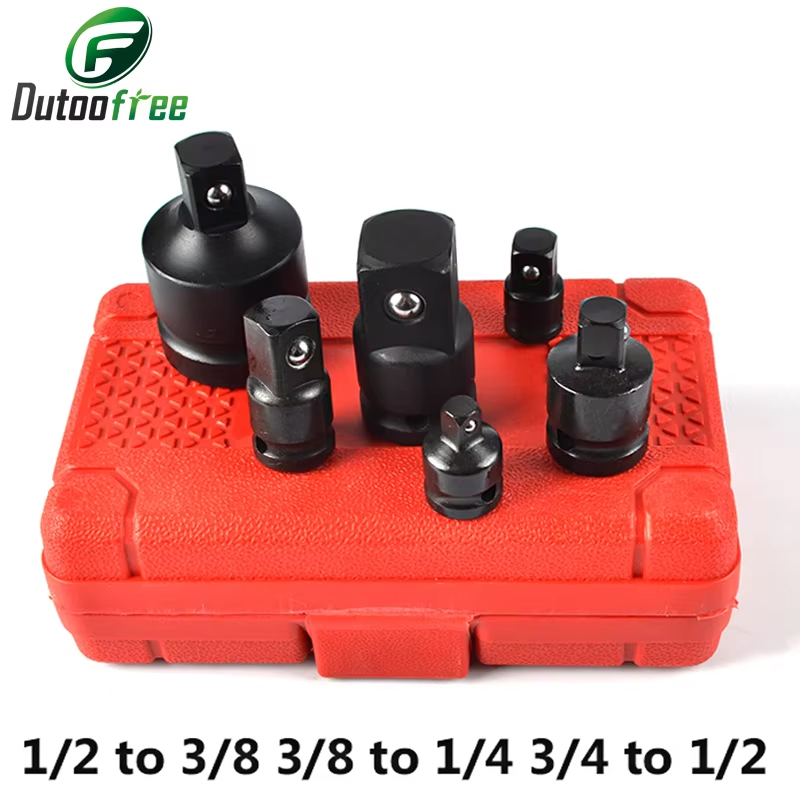 Workshop Tools Box - 6-teiliges Schlagschrauber-Adapter-Set 1/4 1/2 3/8 3/4
