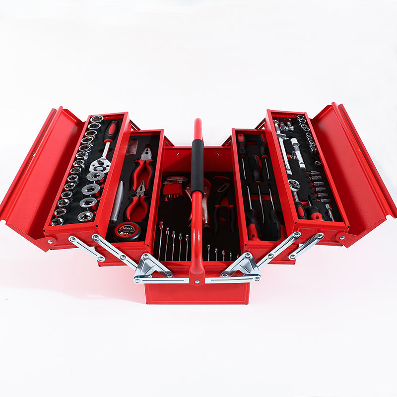 Workshop Tools Box - 18'' Tragbare Werkzeugbox mit Doppelgriff, 5