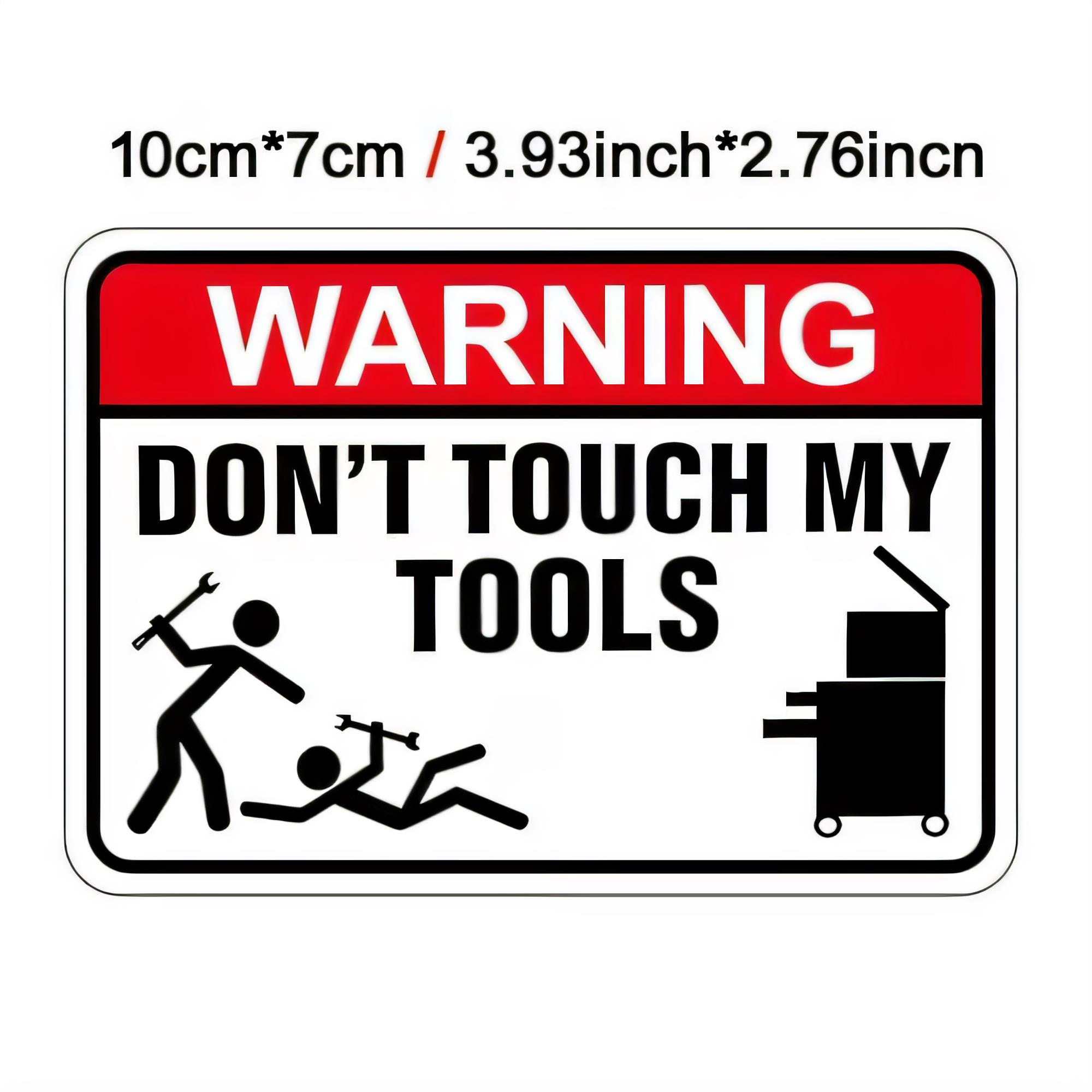Workshop Tools And Safety - Blechschild aus Metall mit der Aufschrift