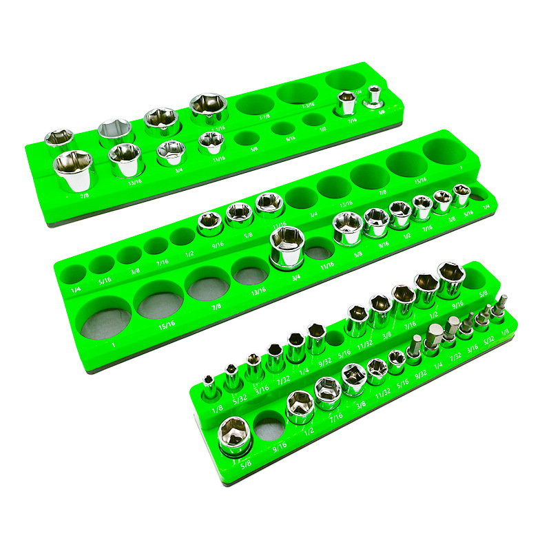 Workshop Tools Box - Magnetische Steckdosen-Organizer-Ablage für metrische und imperialen