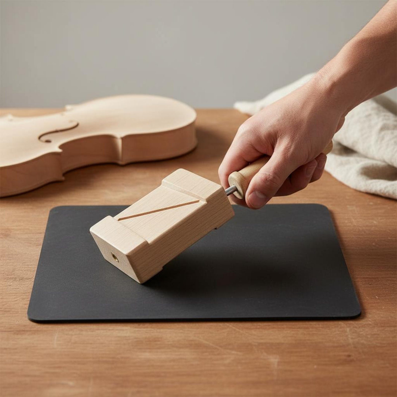Tools Use In Workshop - Viola-Brücken-Montagewerkzeug Professionelles Geigenbrücken-Montagewerkzeug für Gitarrenbauer, Werkstatt