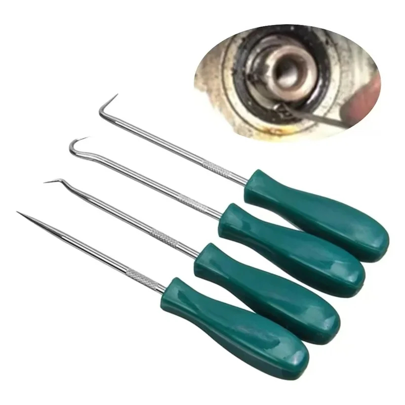 Maintenance Workshop Tools - 4-teiliges 135mm Öldichtungs-Abzieher-Set Schraubendreher-Set Auto-Dichtungs-Entferner-Haken für