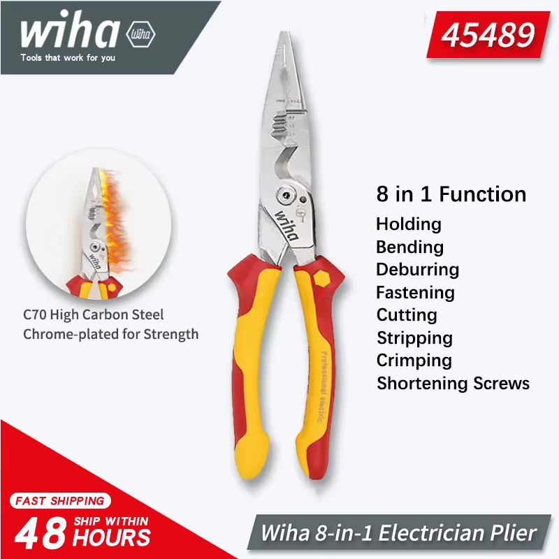 Tools Vn - Wiha Original 45489 8-in-1 Isolierte Zange