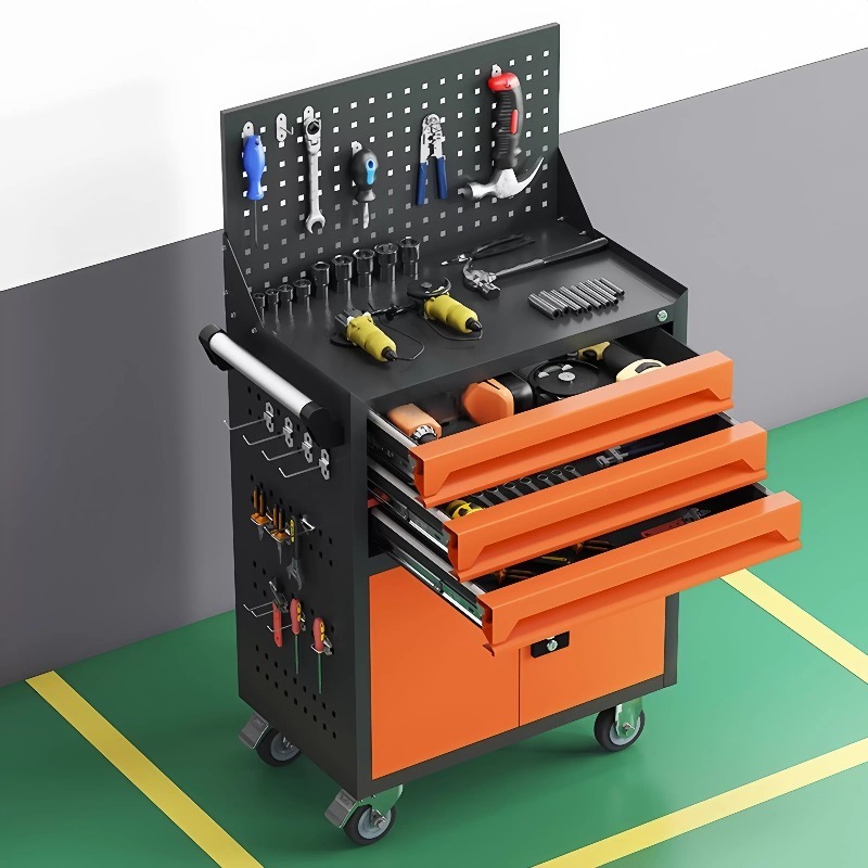 Workshop Tools Box - Werkzeugwagen für Autoreparaturen, Schubladen, Hardware-Reparatur, Schiebewagen,