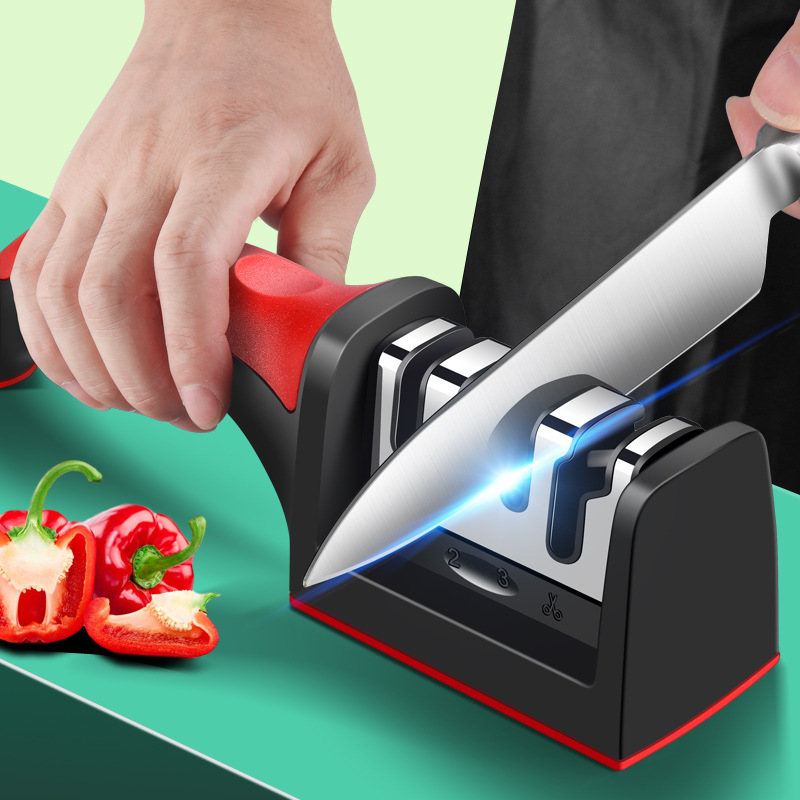 Workshop Tools Knife - Professioneller Multifunktionaler Wolframkarbid-Keramik-Schleifstein - Doppelseitig für
