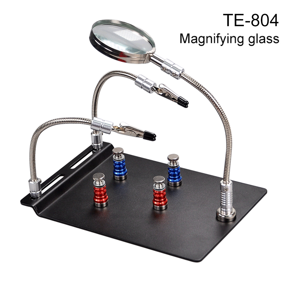 Welding Tools In Workshop - Handlöt werkzeug Leiterplatte halter flexible Metall