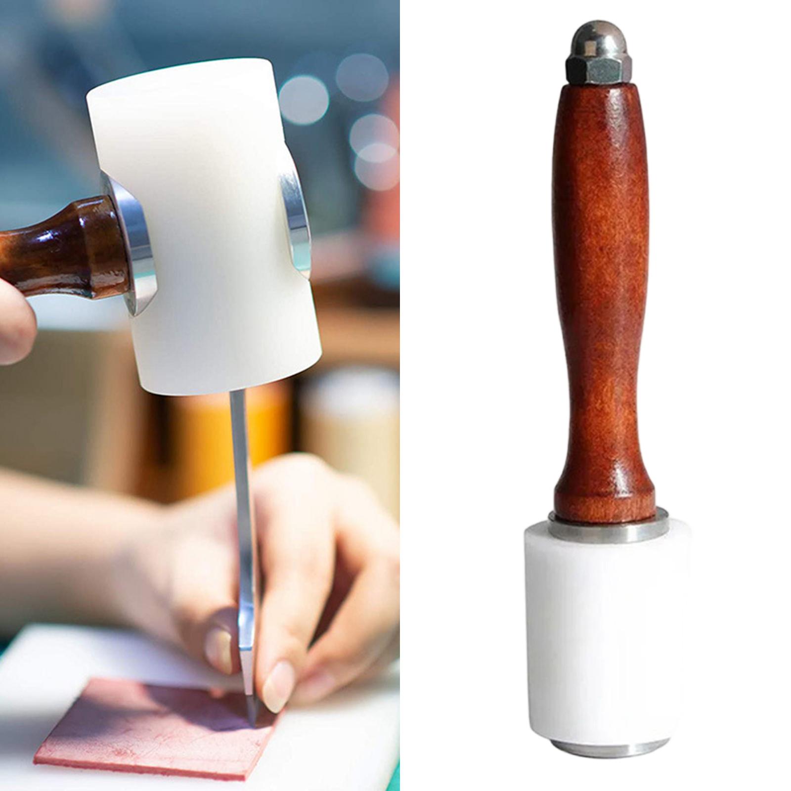 Mallet Wood Carving - Lederhandwerk-Hammer-Set Professionelle Qualität Schlägel für DIY-Ledermuster-Schablonen
