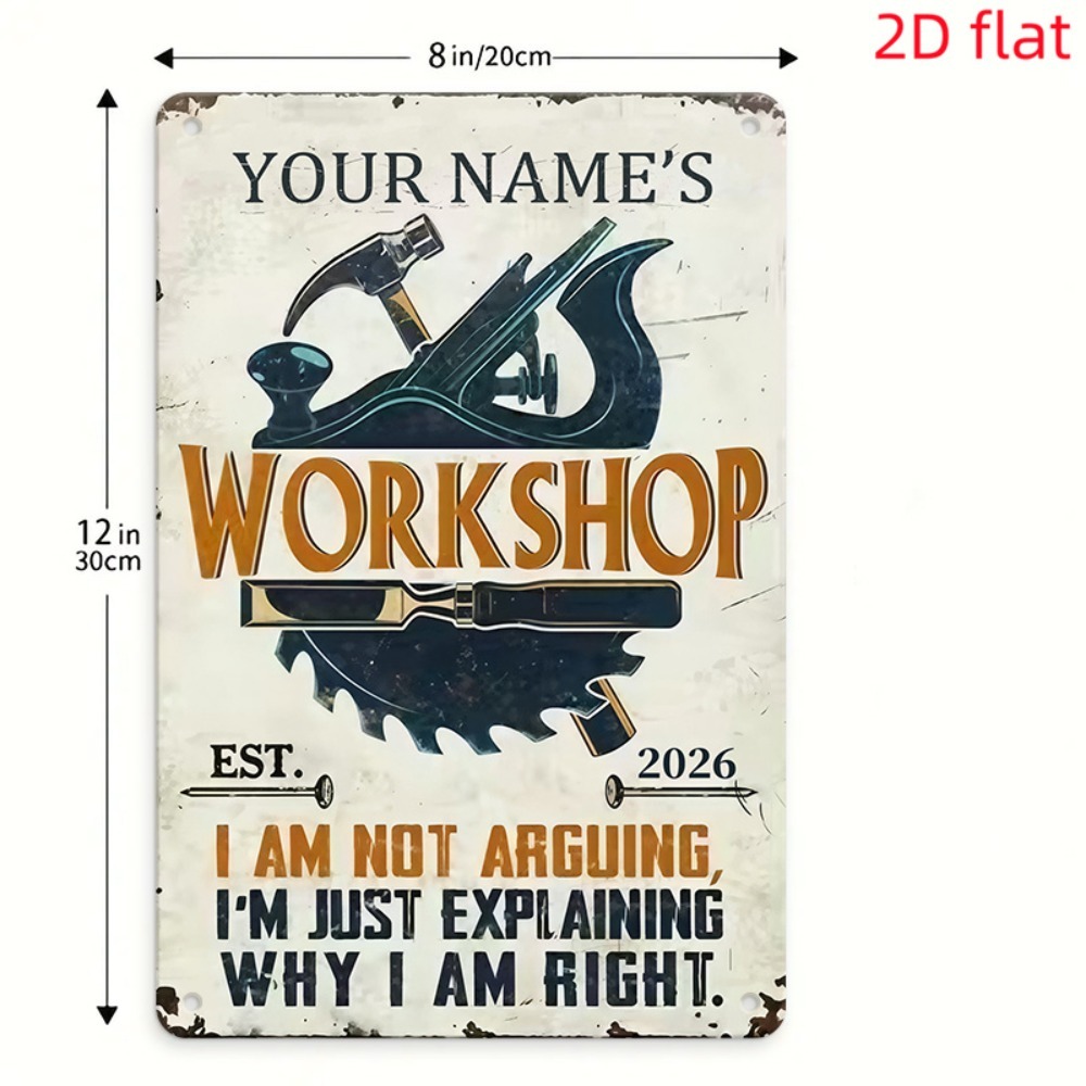 [2D Flach] 1 Stück individuell – Workshop Tools Name Bewertung und Preis