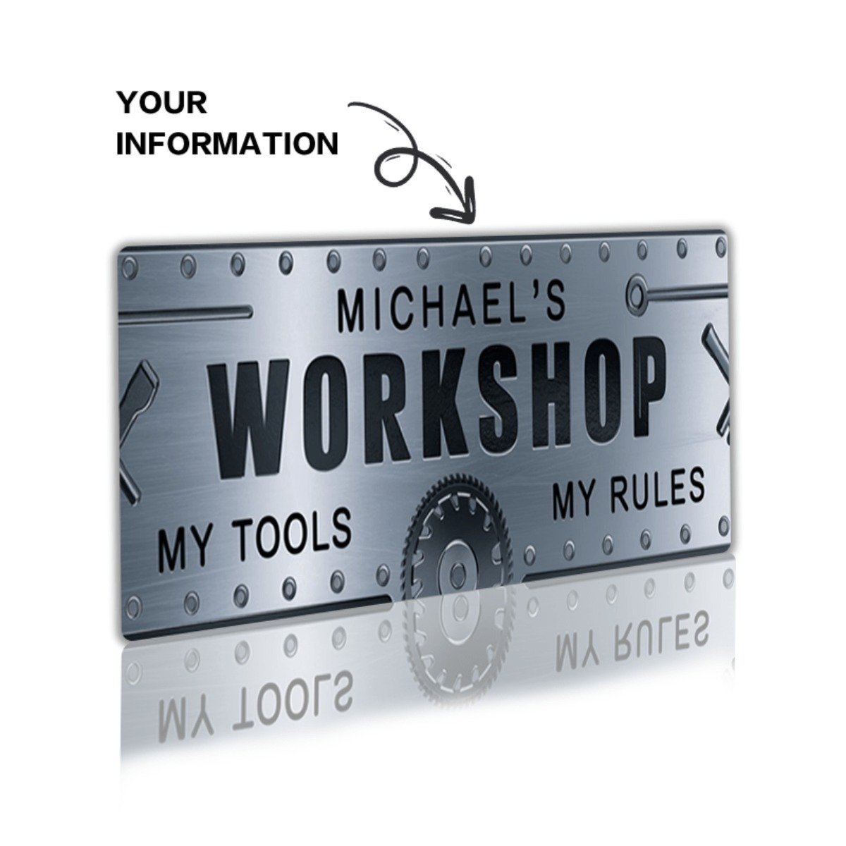 Personalisiertes Namens-Werkst – Workshop Tools Name Bewertung und Preis