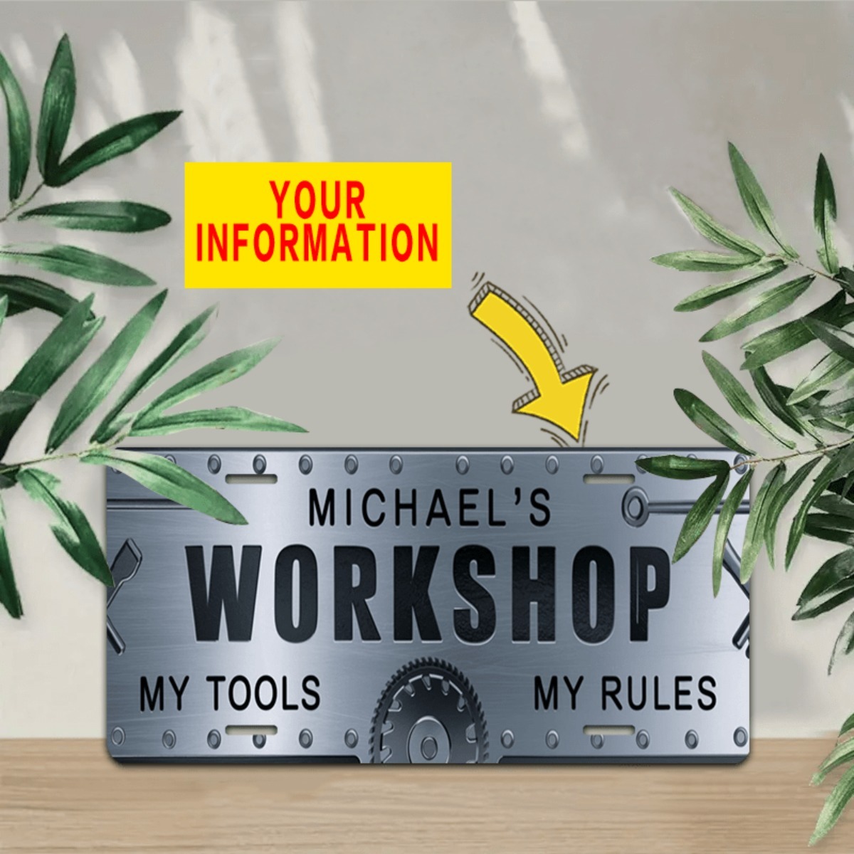 Personalisiertes Namens-Werkst – Workshop Tools Name Bewertung und Preis