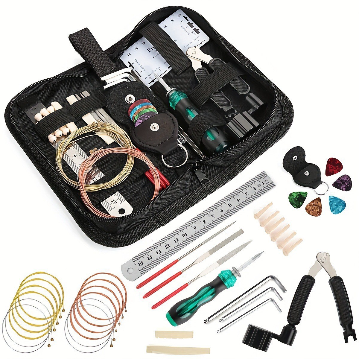 1 Satz Gitarren-Reparaturwerkz – Maintenance Workshop Tools Bewertung und Preis
