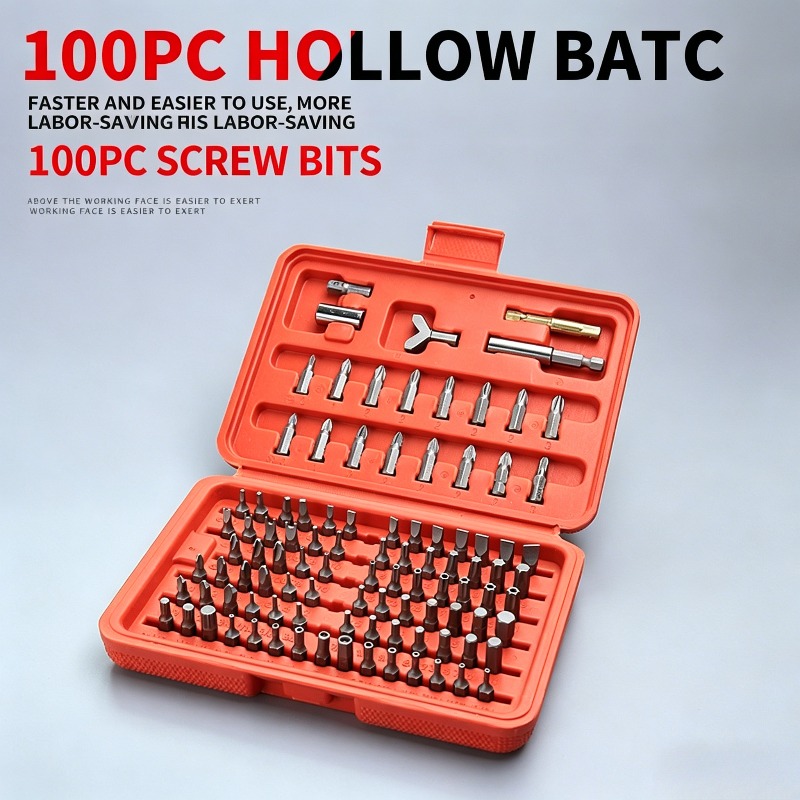 100-teiliges Schraubendreher-B – Tools Use In Workshop Bewertung und Preis