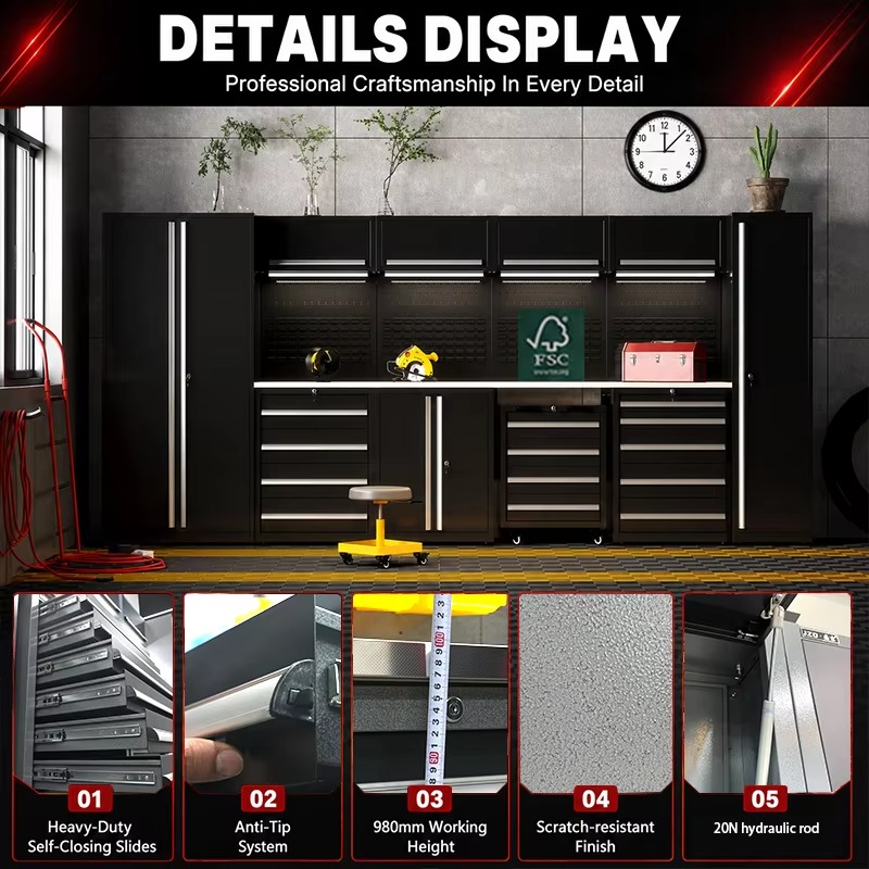Anpassbare Werkstatt-Arbeitsst – Workshop Tools Box Bewertung und Preis
