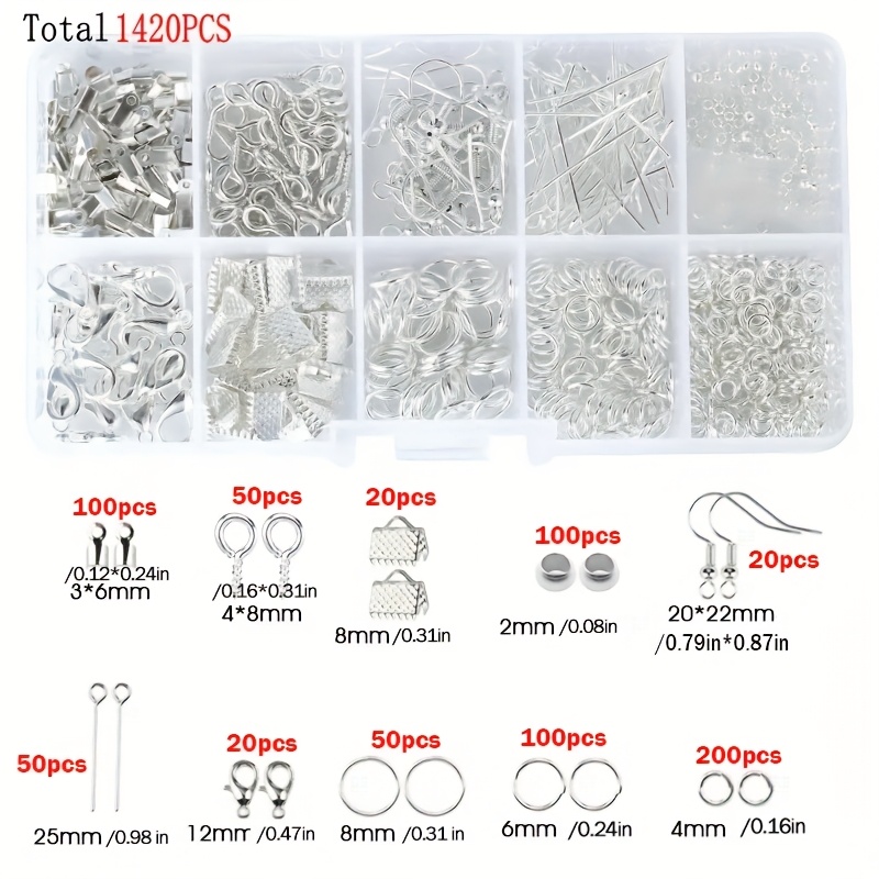 1420-teiliges Schmuckzubehör-S – Tools Jewelry Making Bewertung und Preis