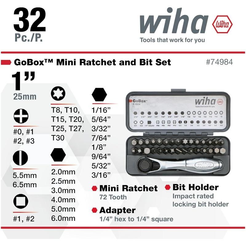 WIHA 74984 GoBox Bohrerset Mul – Tools Vn Bewertung und Preis