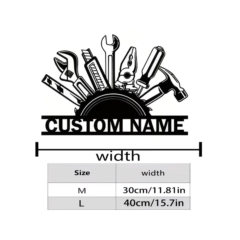 Personalisierte Metall-Werkzeu – Workshop Tools Name Bewertung und Preis