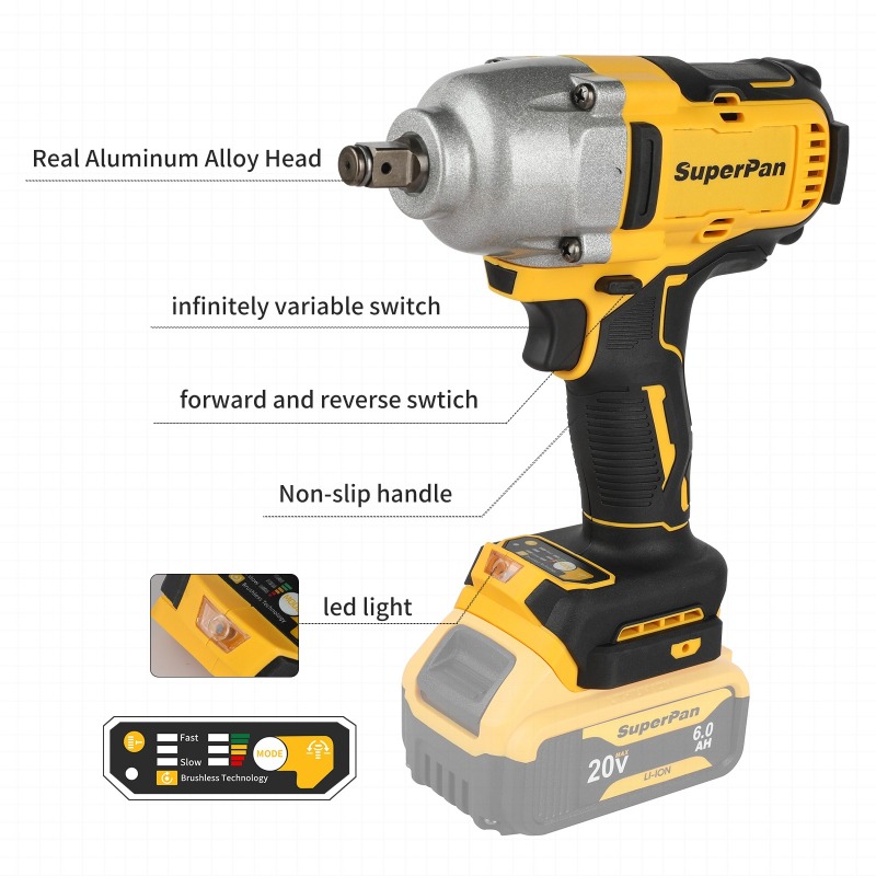Hochdrehmoment-Akku-Schlagschr – Tools Use In Workshop Bewertung und Preis